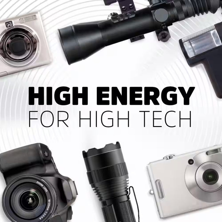 123 Lithium Batteries (4-Pack), 3V Photo Batteries