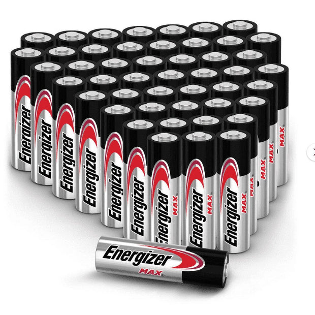MAX Alkaline AA Batteries, 48-Pack