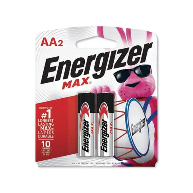 MAX Alkaline AA Batteries 1.5V, 2/Pack