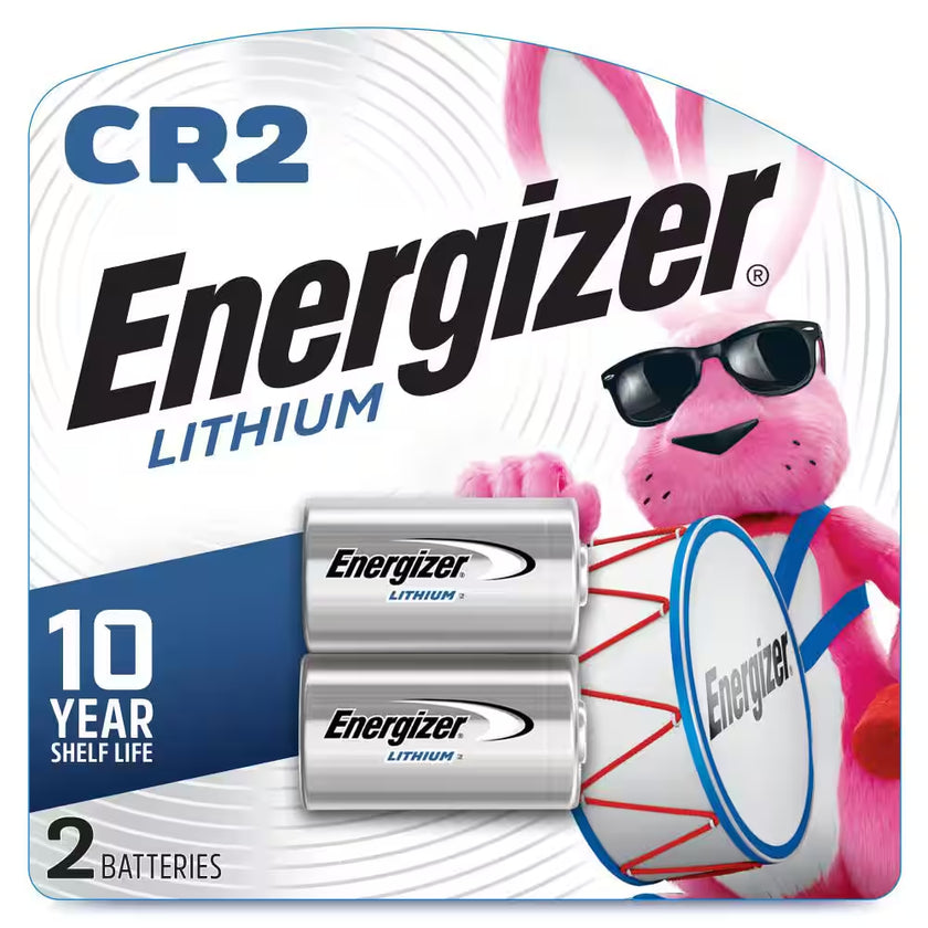 CR2 Lithium Batteries (2-Pack), 3V Photo Batteries
